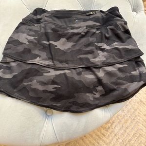 Athleta Girl camo tennis skirt